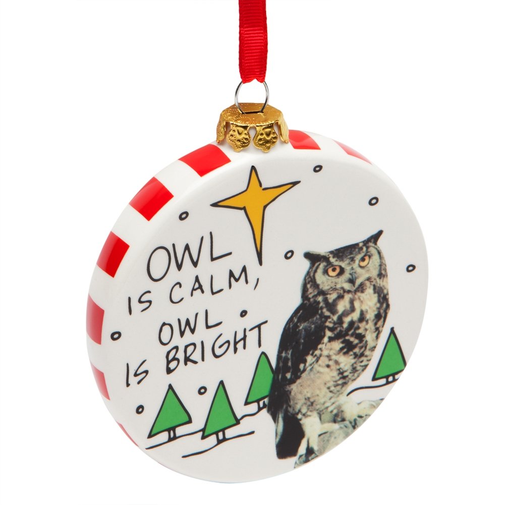 Hibou Calme Enesco Hoots N Howlers : statuette oiseau 10 cm bibelot étagère
