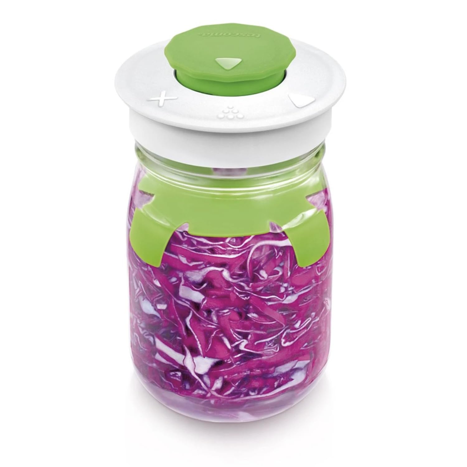 Tescoma 895326 Set vaso da fermentazione 1l, kit per verdure e sottaceto.