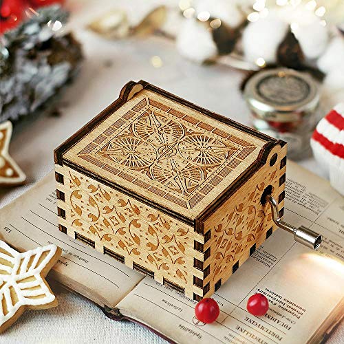 Doptika Engraved Color Music Box - Perfect Gift for Daughter from Mom - Straighten Your Crown (MB-342-Momdau) Christmas Gift Ideas for Her