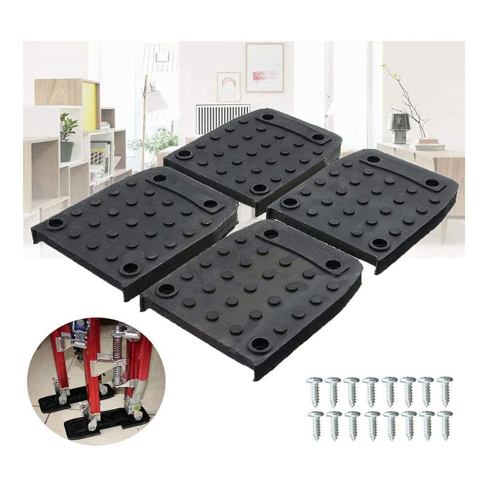 PRATYAHARA Solette per trampoli anti- cuscinetti non piedi per cartongesso, kit di ricambio per suole trampoli 4 pezzi