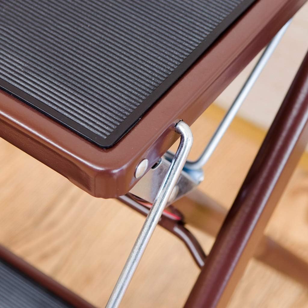 Step Ladders Two-Step Ladder, Bathroom Storage Rack, Foldable Balcony Flower Stand, Kitchen Step Ladder, for Indoor and Outdoor Telescopic Ladder (Color : Style2)