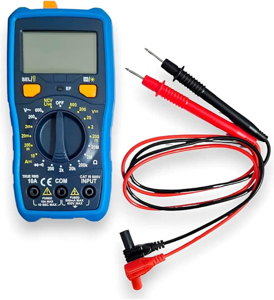 Multimetro Digital Profissional True RMS com Teste de Diodo e Funcao Hold