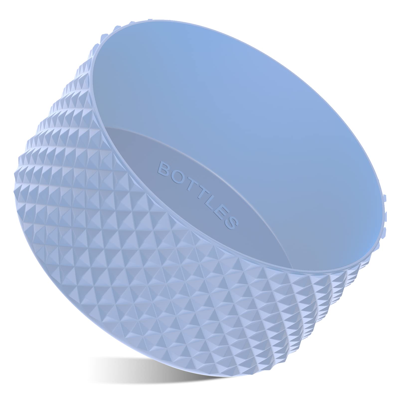 WUQID Water Bottle Boot, Diamond Silicone Boot Compatible with Stanleyy Tumbler 20-40oz & Hydroo Flask Bottle 12oz-24oz, Reduces Dents Sleeve Cover