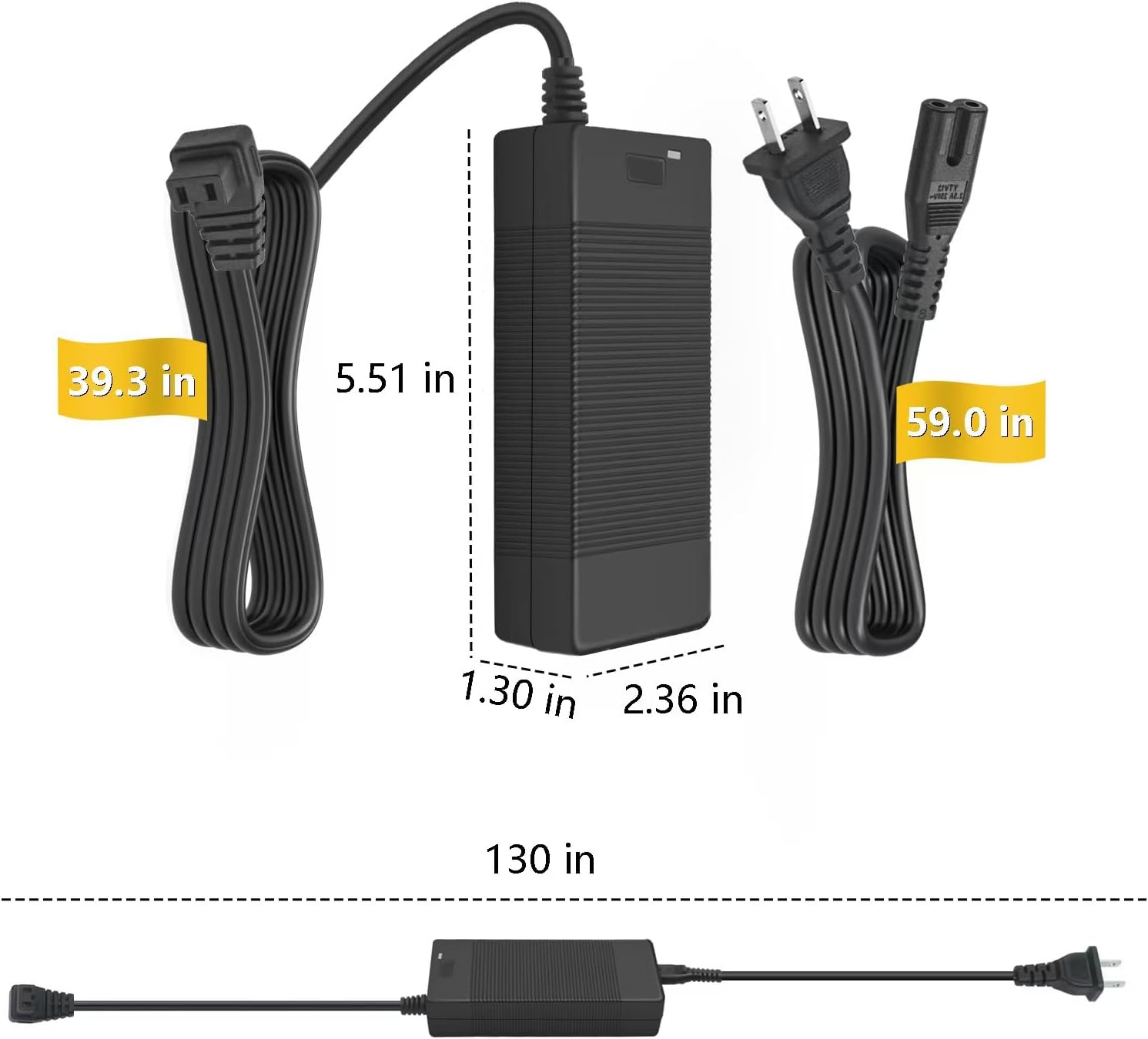 14.5V AC Adaptor Car Refrigerator for Alpicool, Bodega, Euhomy, BougeRV, ARB, ICECO, JoyTutus, Setpower(AC Adapter Only) 110~240V AC Power Cord for Car Freezer Portable Fridge Refrigerator