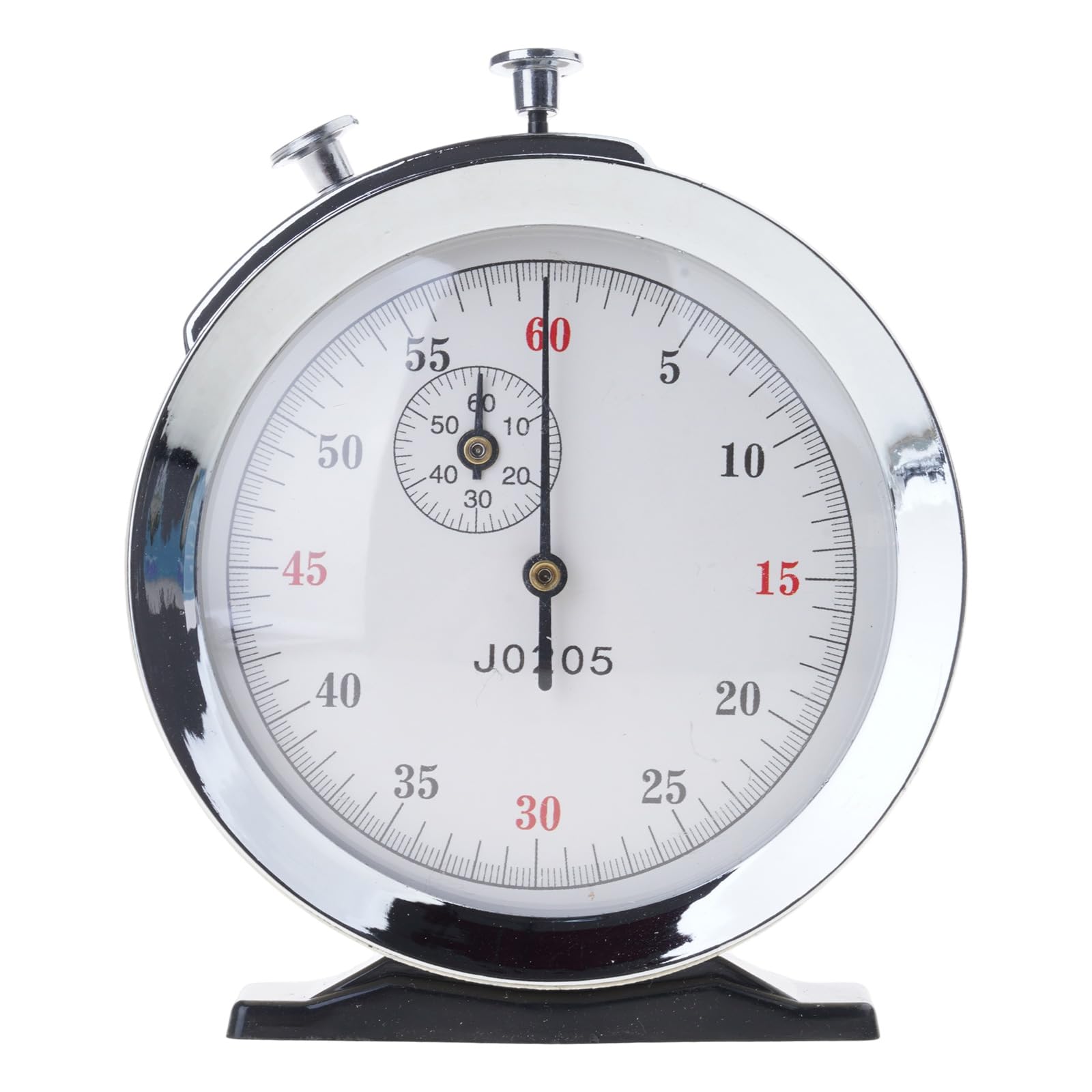Educational Timer Metal Mechanical Stopwatch Teaching Chronometer for Physics Experiment Teaching Sports and Laboratory Timer
