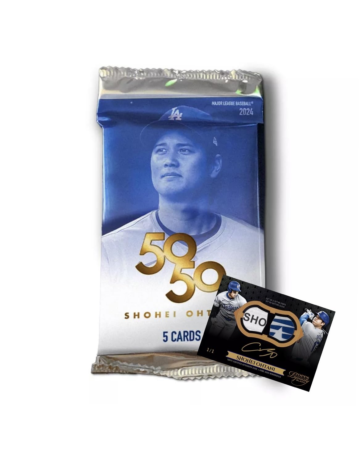 Amazon.co.jp: 2024 Topps 大谷翔平 50/50 Single Pack 1パック [並行 