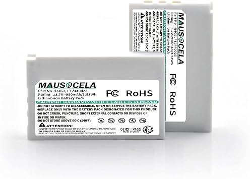 2Pcs 950mAh R-IG7 Replacement Battery, Compatible with Logitech Harmony 720 Pro, 785, 880, 880 Pro, 885, 890, 890 Pro, 900 Remote, 900 Pro, MX-880, MX-890, R-1G7