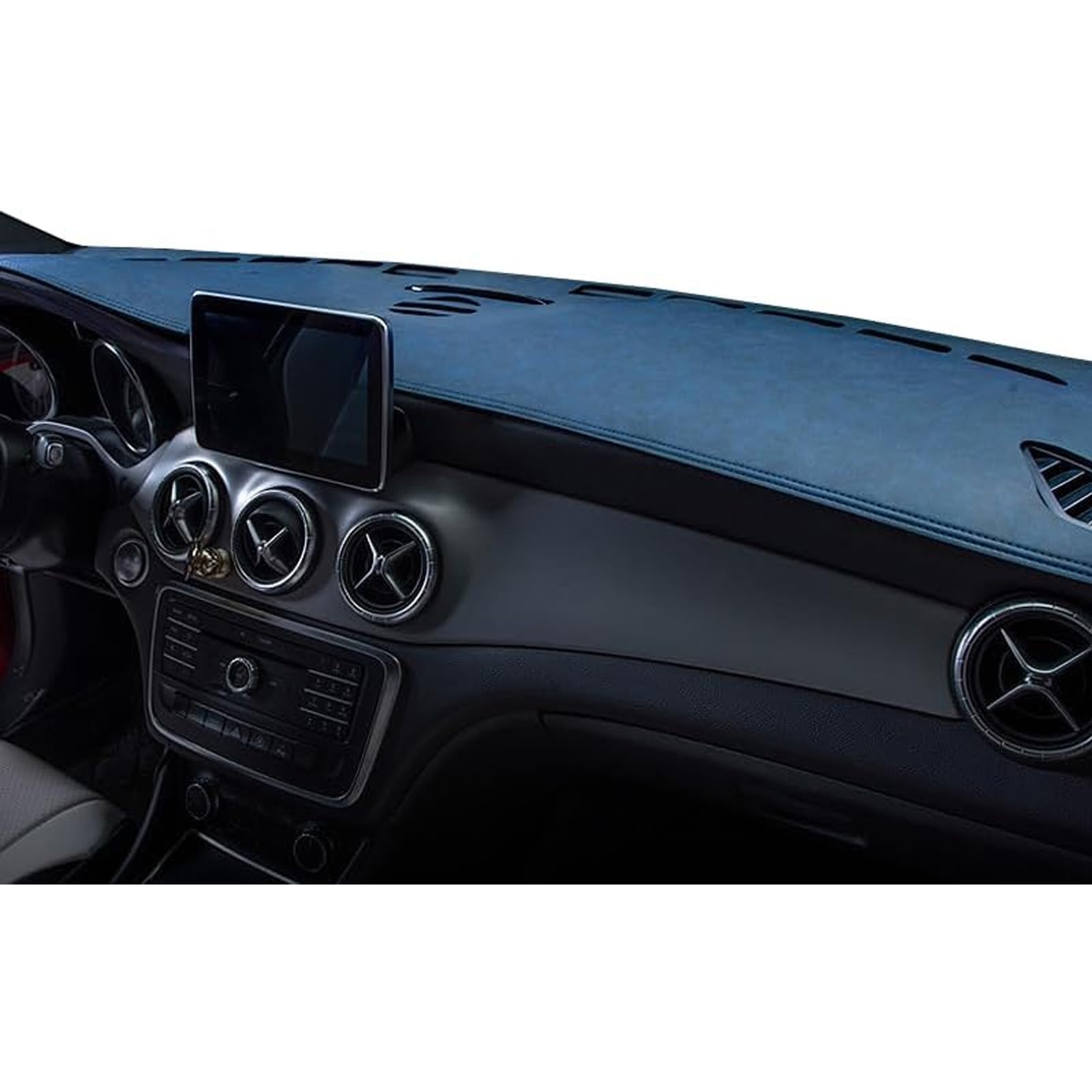 LiYaBaiHuo Dash Cover for BMW 2er Gran Tourer F46 (7 Seat), Custom Dashboard Cover Dash Mat Non-Slip Center Console Protector Mat Car Accessories,A/Blue