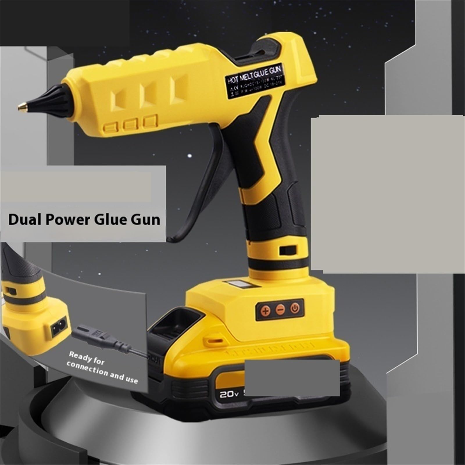 Bezprzewodowy pistolet do klejenia Bezprzewodowy Pistolet Do Kleju Na Akumulator Elektryczny Spawanie Powietrza DIY Home Crafts,do szybkich napraw w domu