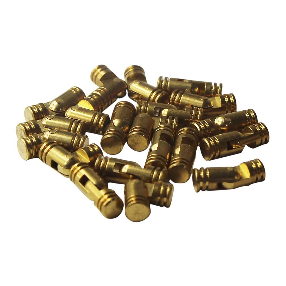 20 Mini-charnières Cylindriques En Cuivre Doré - Look Rétro Pour Vos Créations
