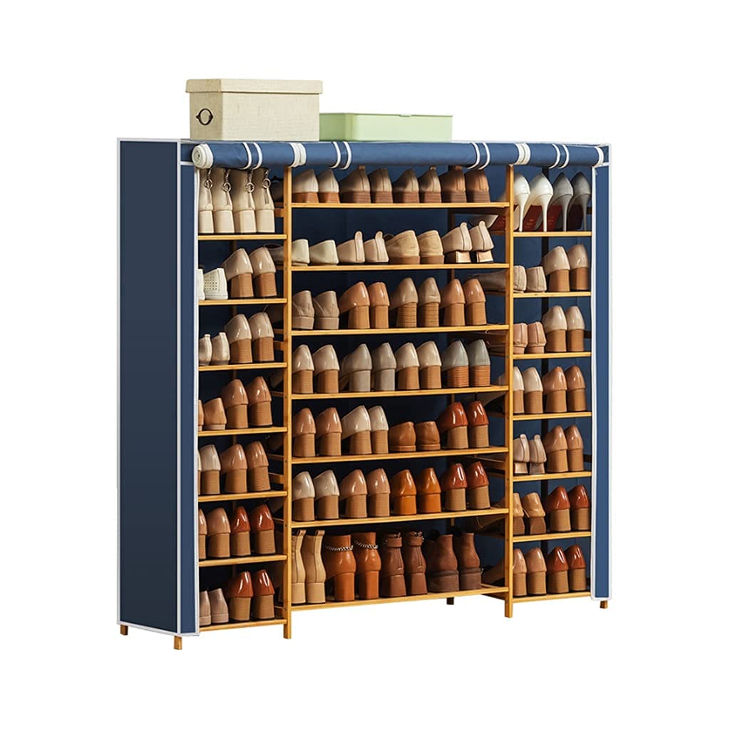 Organisateur de rangement chaussures 8 niveaux pour entrée et dressing net