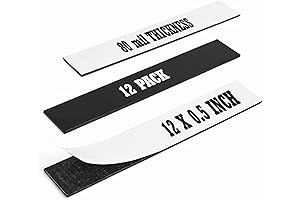 Magnetic Strips with Adhesive Backing: Peel and Stick Strong Magnet Tape
