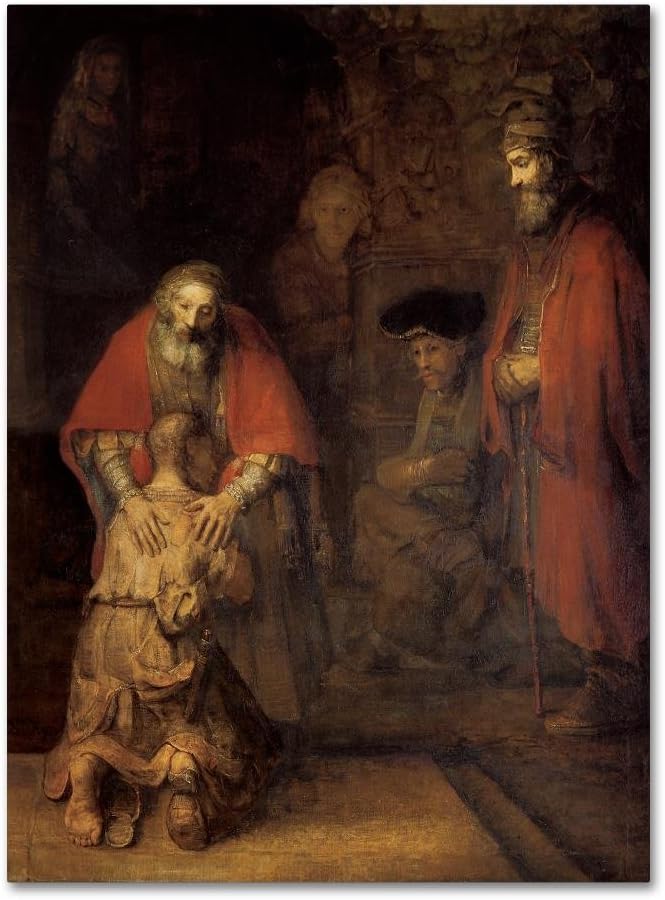 Amazon.com: Trademark Fine Art Return of the Prodigal Son Wall Decor ...