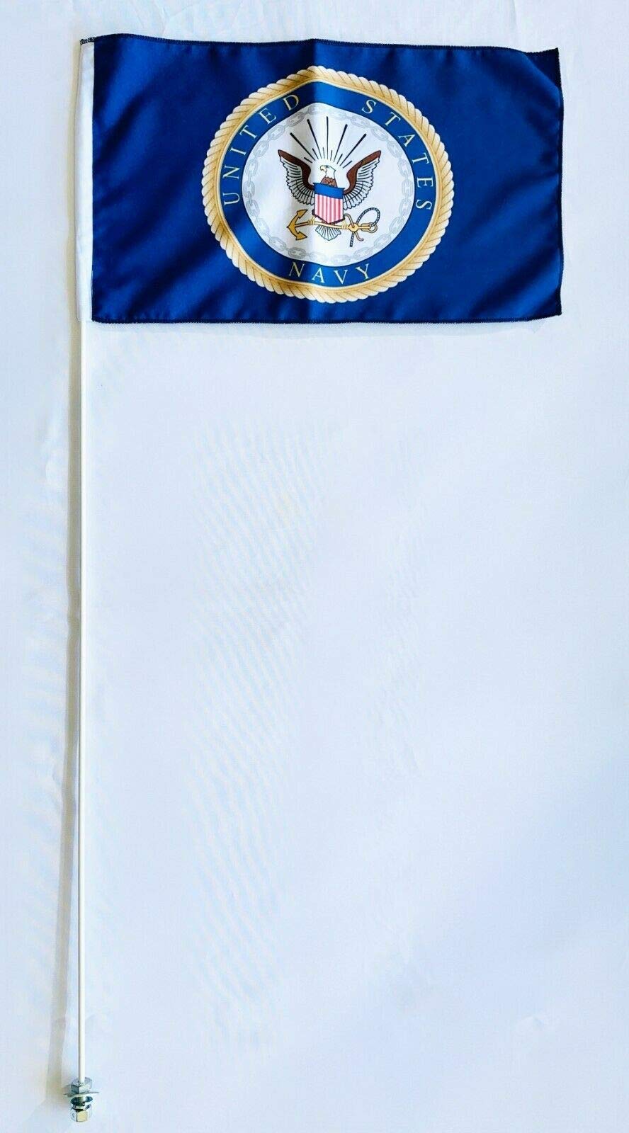 Wildcat Rhino Big Red Mule 3.5' ATV Whip Flag Glamis Can-am RZR Navy