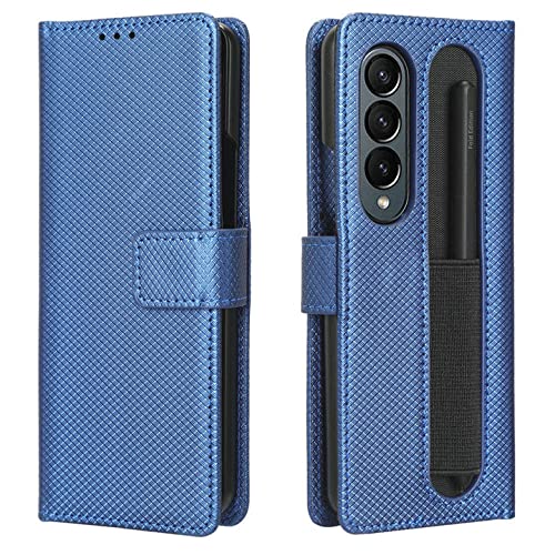 Étui Samsung Galaxy Z Fold 4 3 avec fente stylo et porte-cartes portefeuille intégré