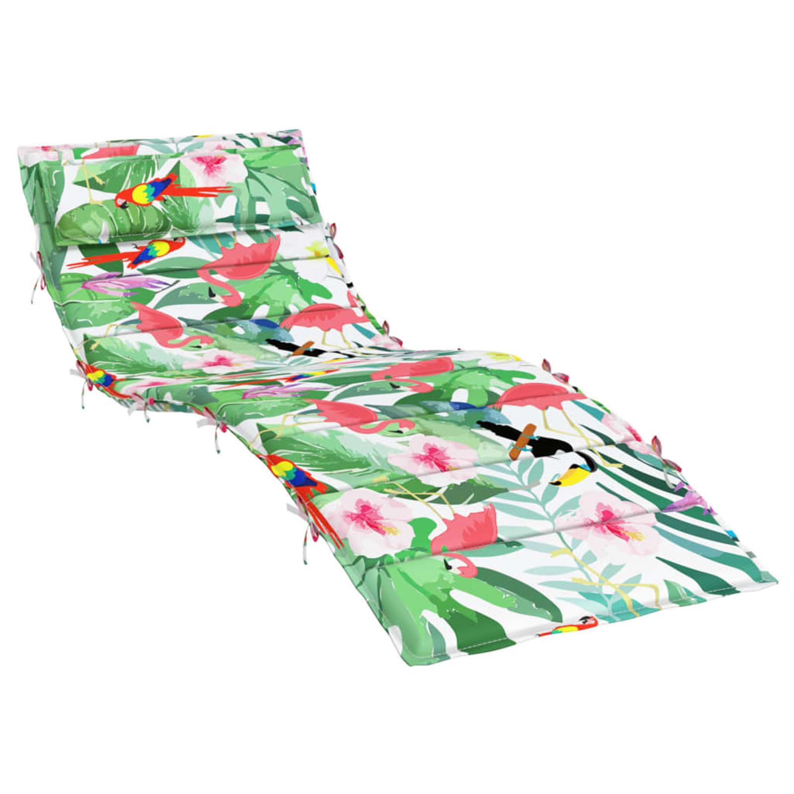 Cojín de Tumbona de Tela Oxford Multicolor 180x60x3 cm, Cojin Tumbona Exterior, Colchonetas para Tumbonas, Colchoneta Hamaca, Cojín De Silla De Hamaca, Colchón para Tumbona