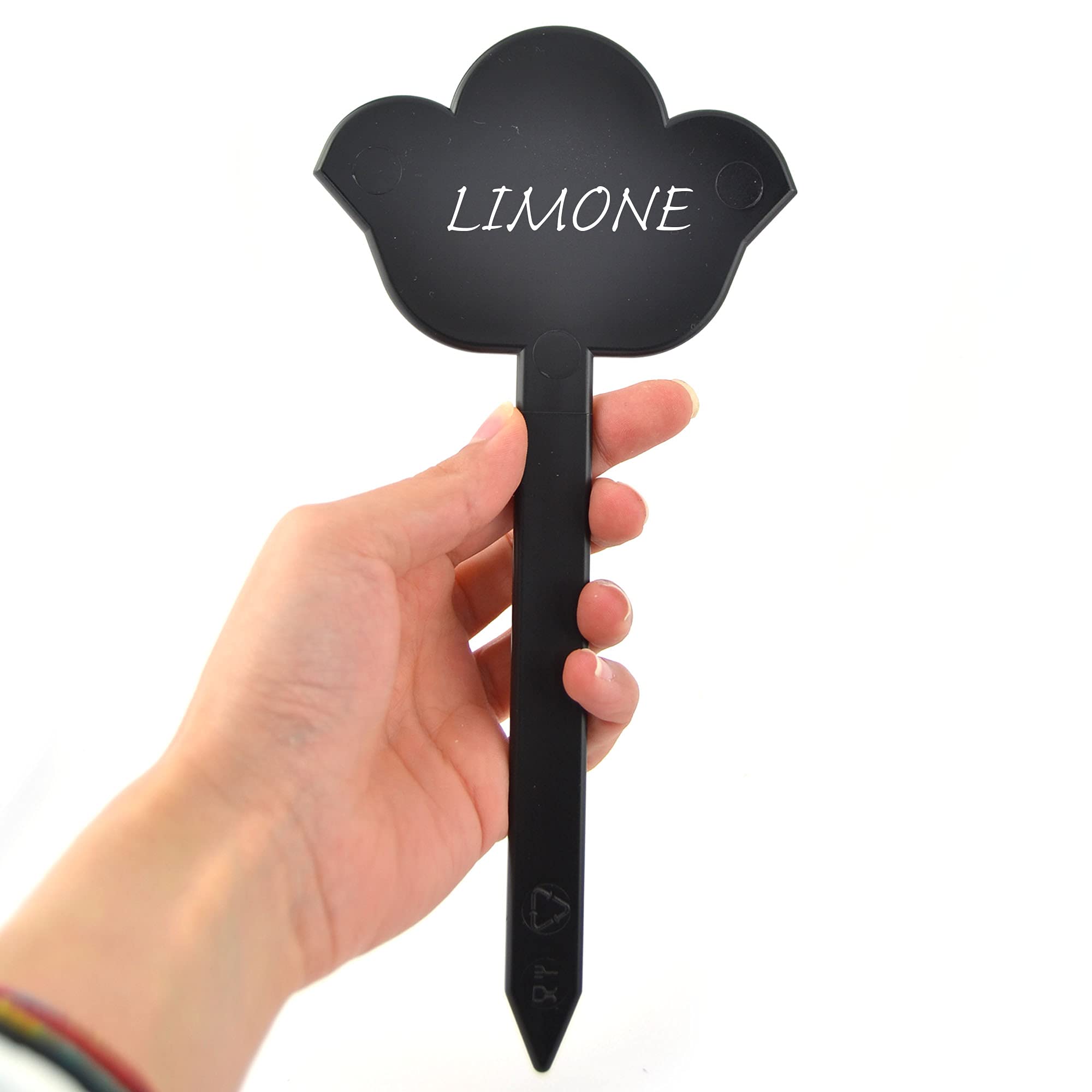 PZ 10 SPILLONE NERO FORMA A FIORE FOR ICE CREAM SEGNAGUSTI PER GELATO