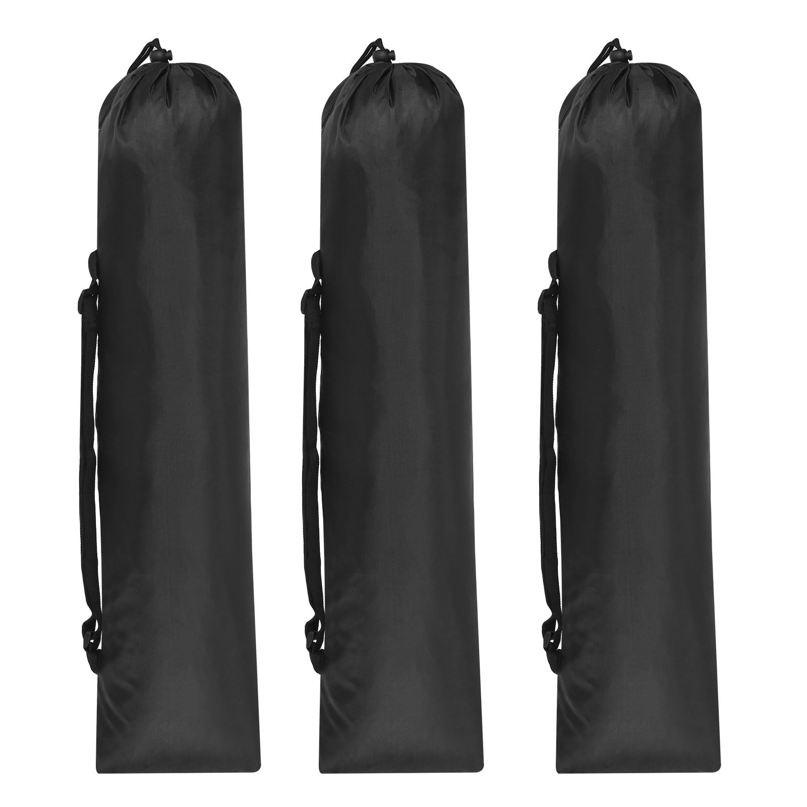 PATIKIL 28x8 Inch Camp Chair Replacement Bag, 3 Pack Nylon Folding Camping Chair Carry Bag Tripod Case Bag with Handle for Outdoor Camping, Black