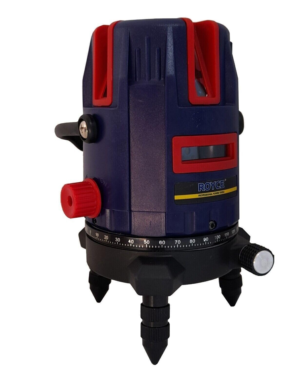 LIVELLA LASER TRACCIATORE AUTOLIVELLANTE 360º ROTAZIONE BOLLA DIGITALE RLL-G5