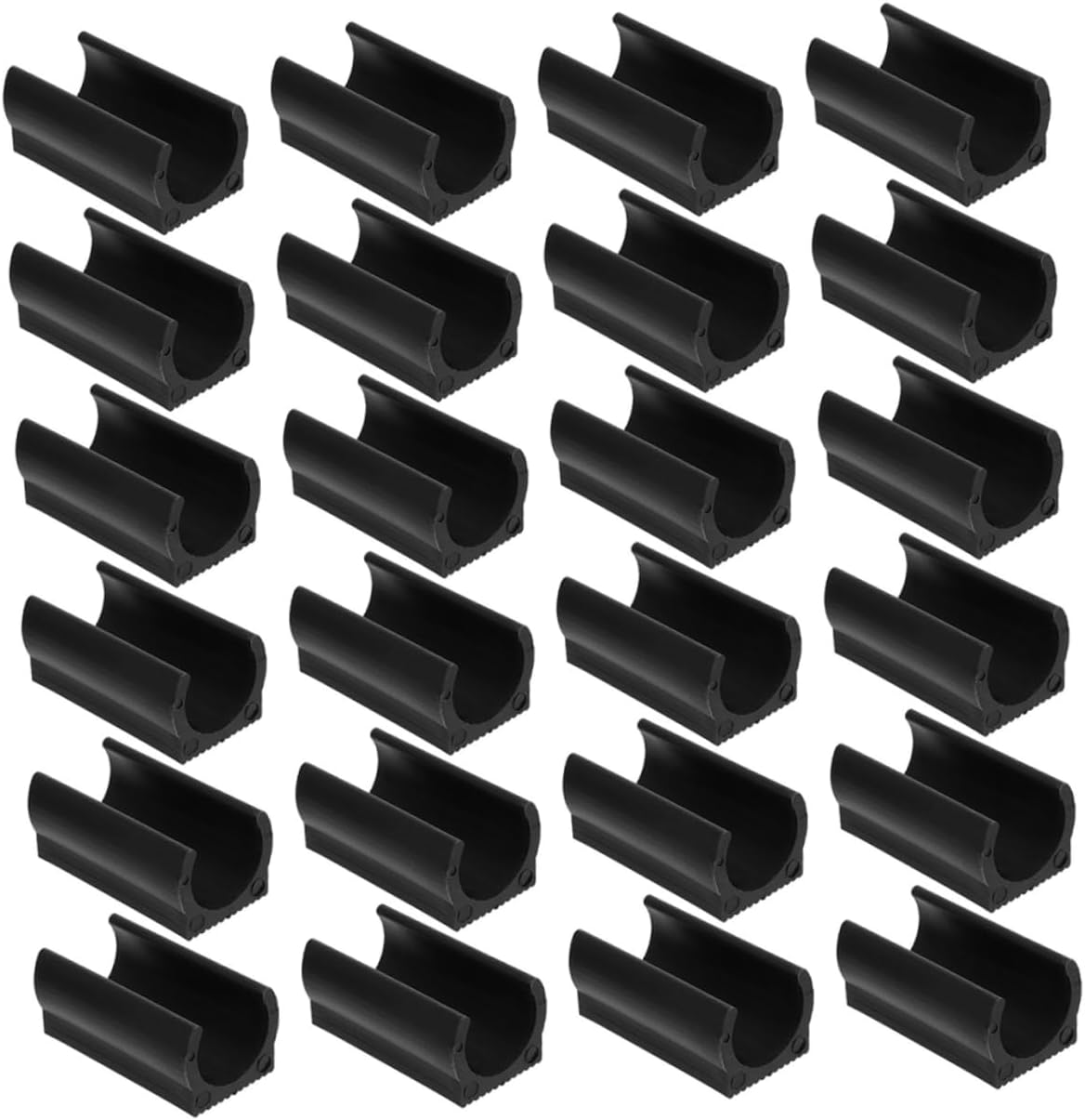 POPETPOP Open Pipe Clamp Chairs Floor Chair Furniture Feet Glides Chair Leg Covers Chair Feet Cap Floor