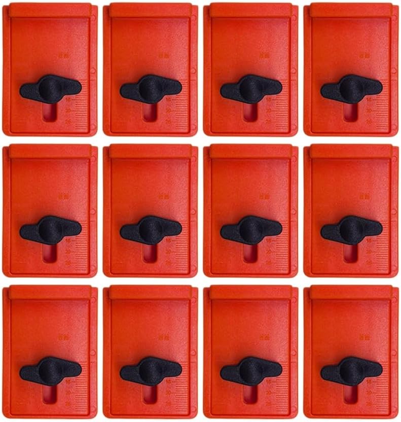 Pack of 12 ABS Flooring Shims With 1/4Inch To 1Inch Height Adjustment Ranges