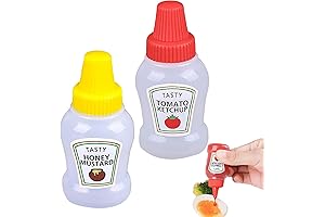 2 Pcs Monster Squeeze Bottle for Kids Lunch