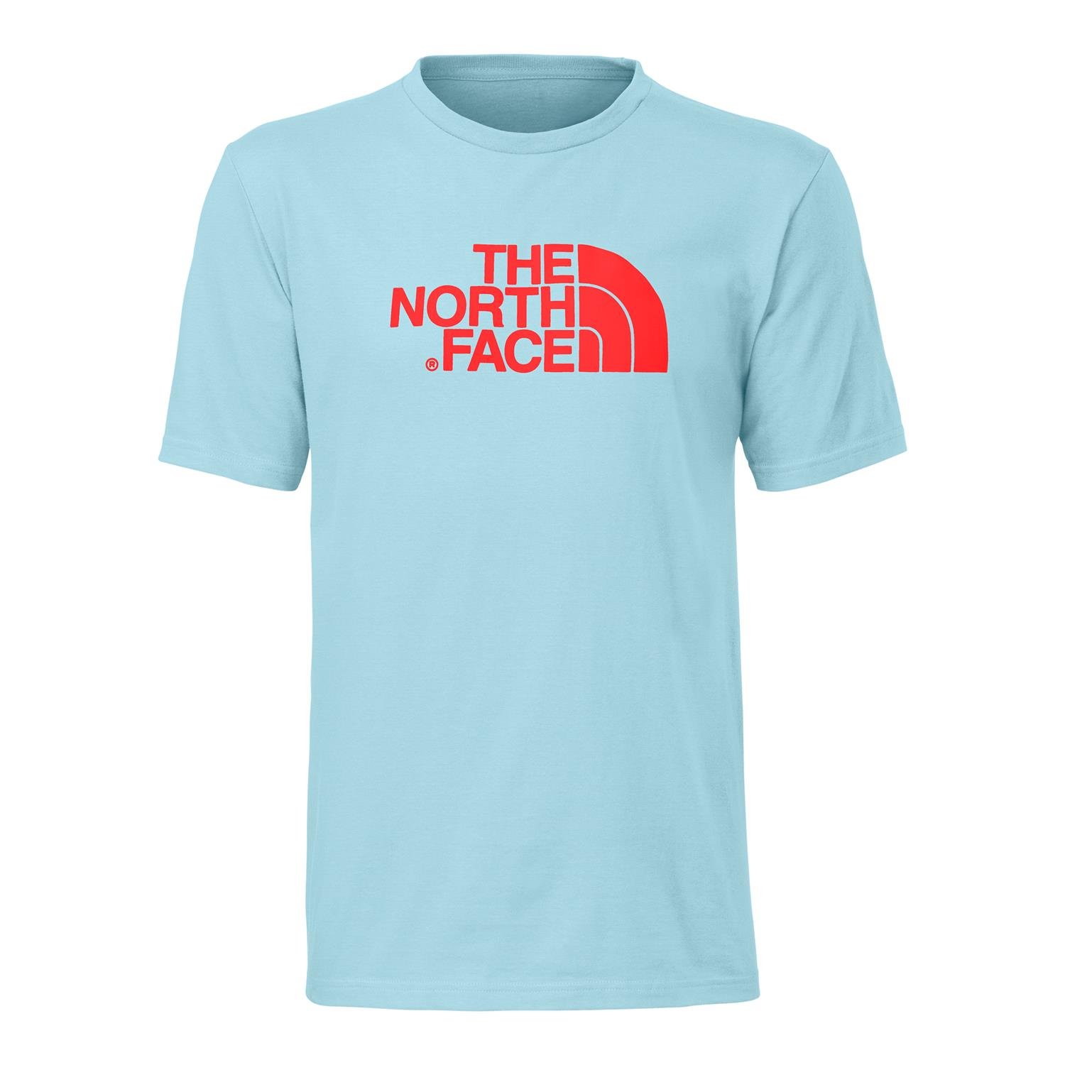 The North Face Mens S/S Half Dome Tee Fiery Red/Nimbus Blue 2XL