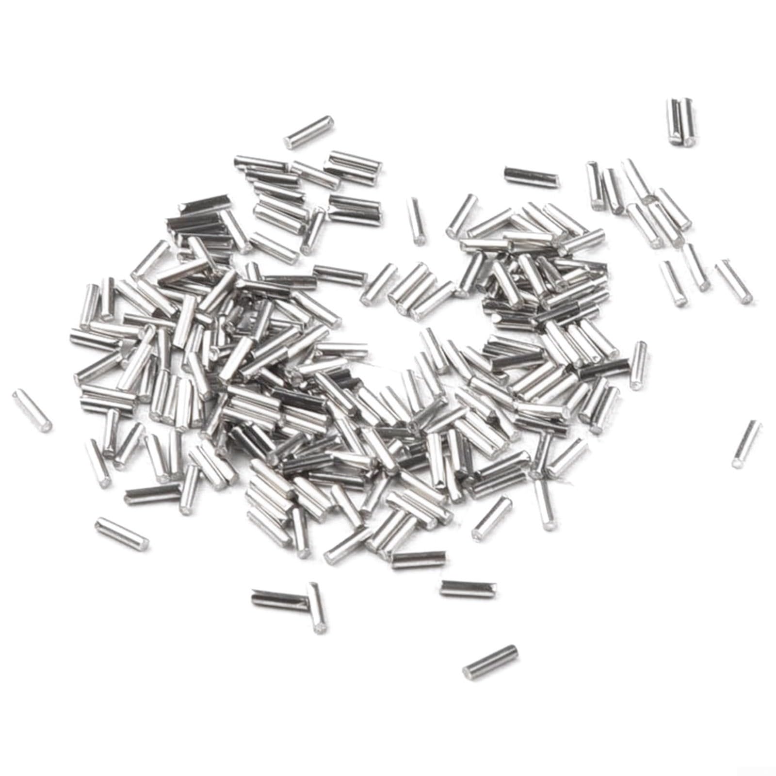 HpLive 1kg Edelstahl-Tumbling-Media-Pins，0.7mm Durchmesser,5mm Länge Magnetnadel(0.7×12MM)