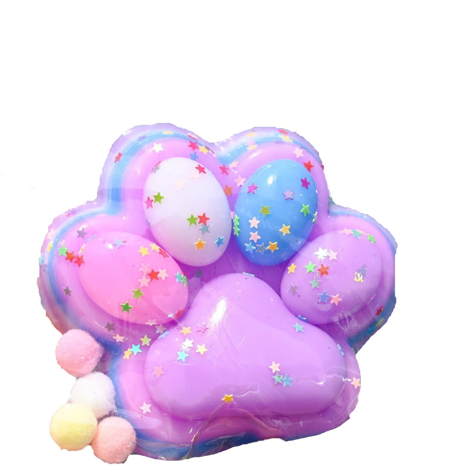 Singular-Point Giant Cat Paw Squishy, Cat Paw Squeeze Toy, Squishy, Cats, Animal, 3+, Unisex, D