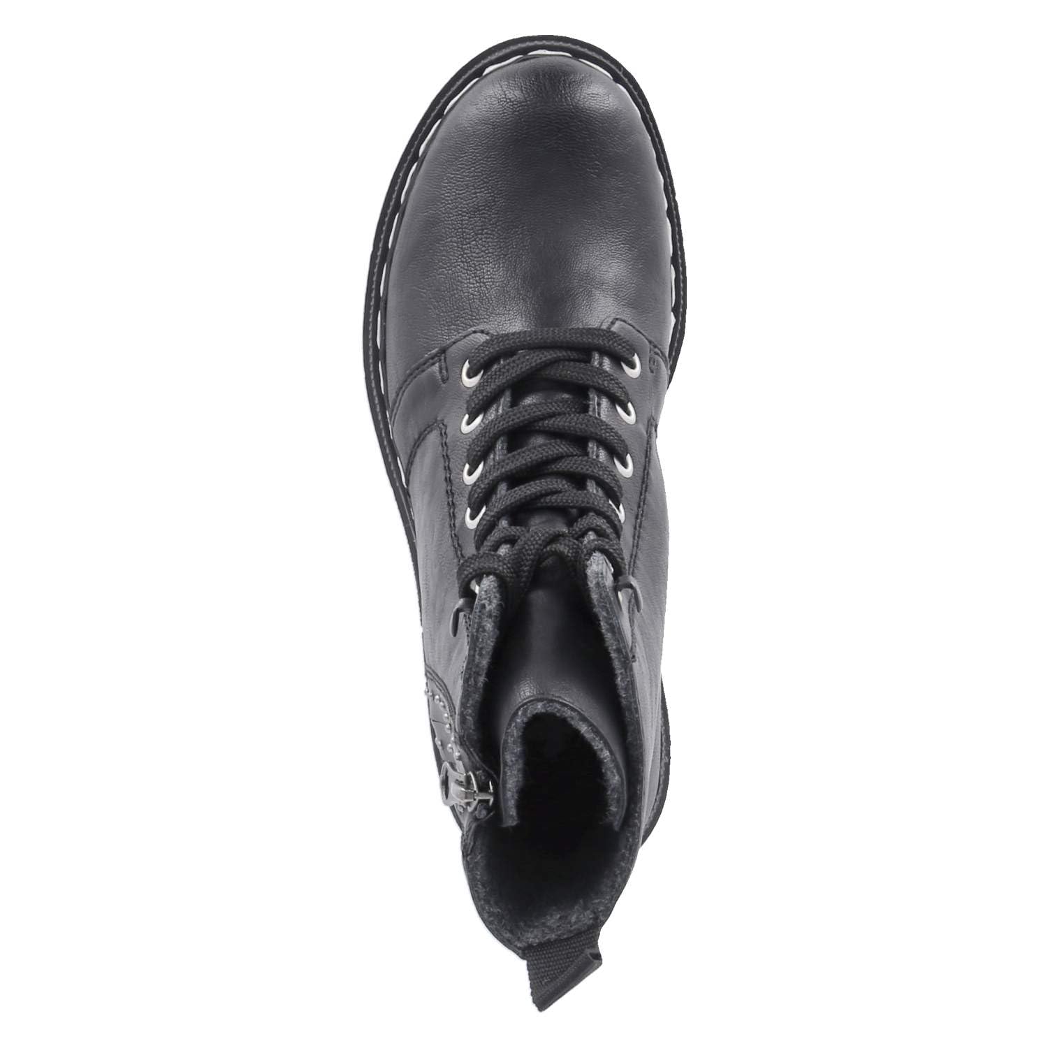 Rieker 74044-00 Schnürstiefel Synthetik Damen in schwarz