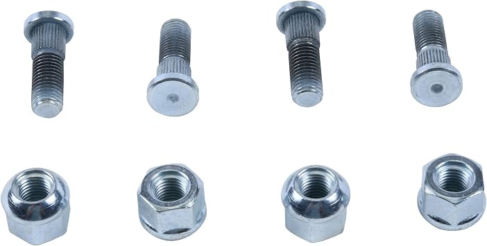 All Balls Racing Wheel Stud and Nut Kit 85-1052 Compatible with/Replacement for Honda TRX350 1986-1987, TRX350D 1987-1989