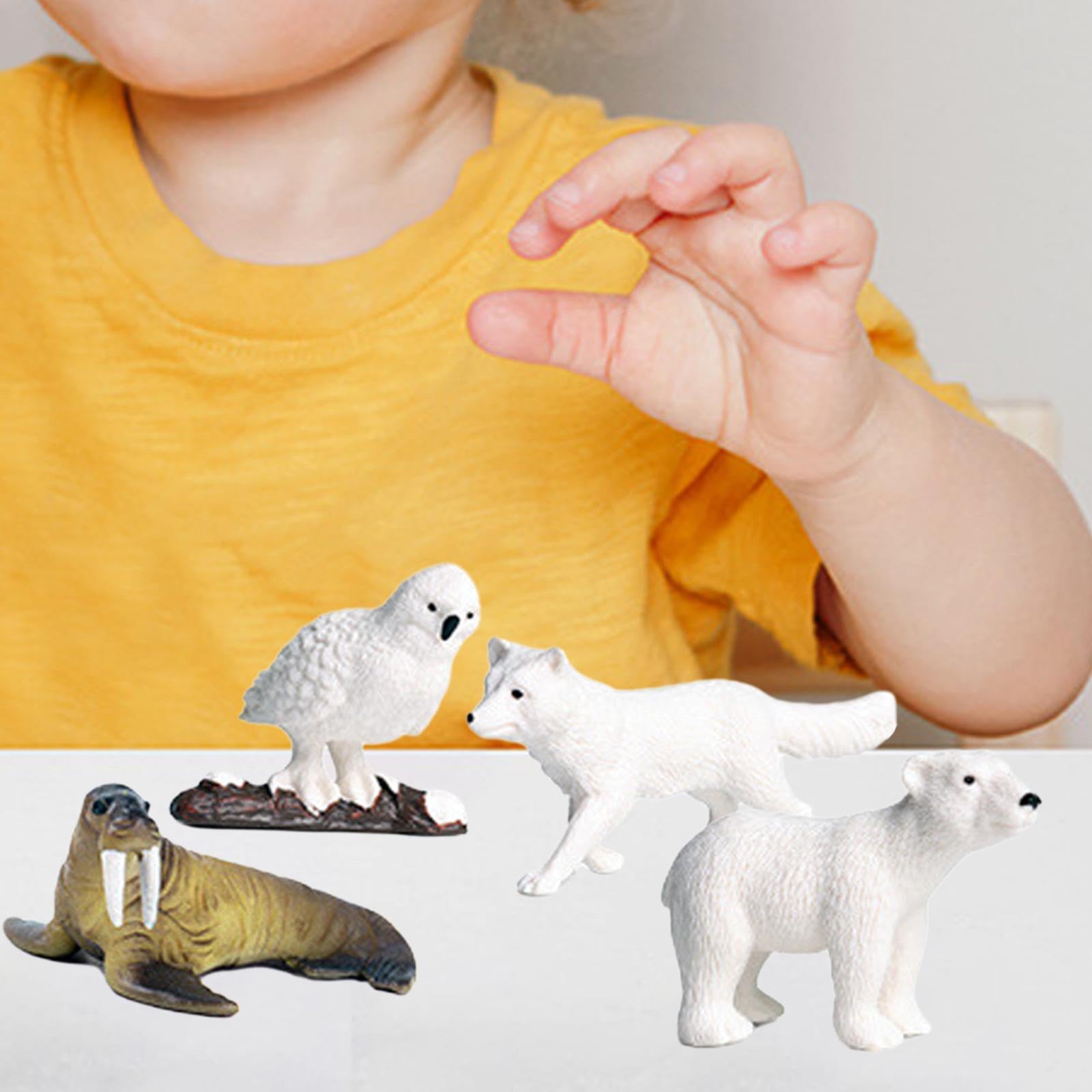 Sharplace 32x Modelos de Animales Marinos, Modelo de Animal Artificial, Juguete de Simulación de Animales Marinos, Modelo de Animales para Niños, Y