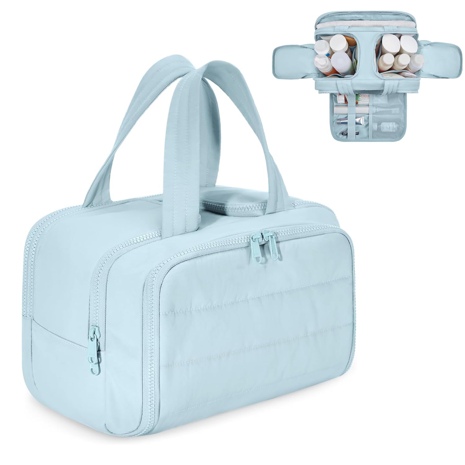 Handcuffs Polyester Toiletry Kit Bag for Women – Hanging Makeup Organizer, Travel Cosmetic Pouch, Lightweight Grooming Cas... - Review, Price and Buying Guide