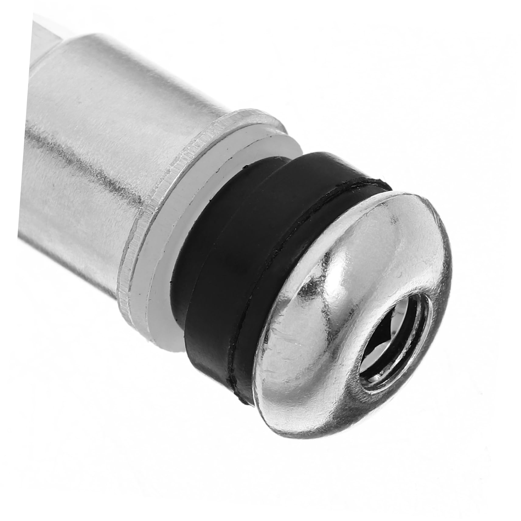 ORFOFE 10 Pezzi Valvole per Pneumatici Auto e Camion in Acciaio 45 Resistente all'Usura Senza Perdita d'Aria Colore Argento per Cerchi Tubeless