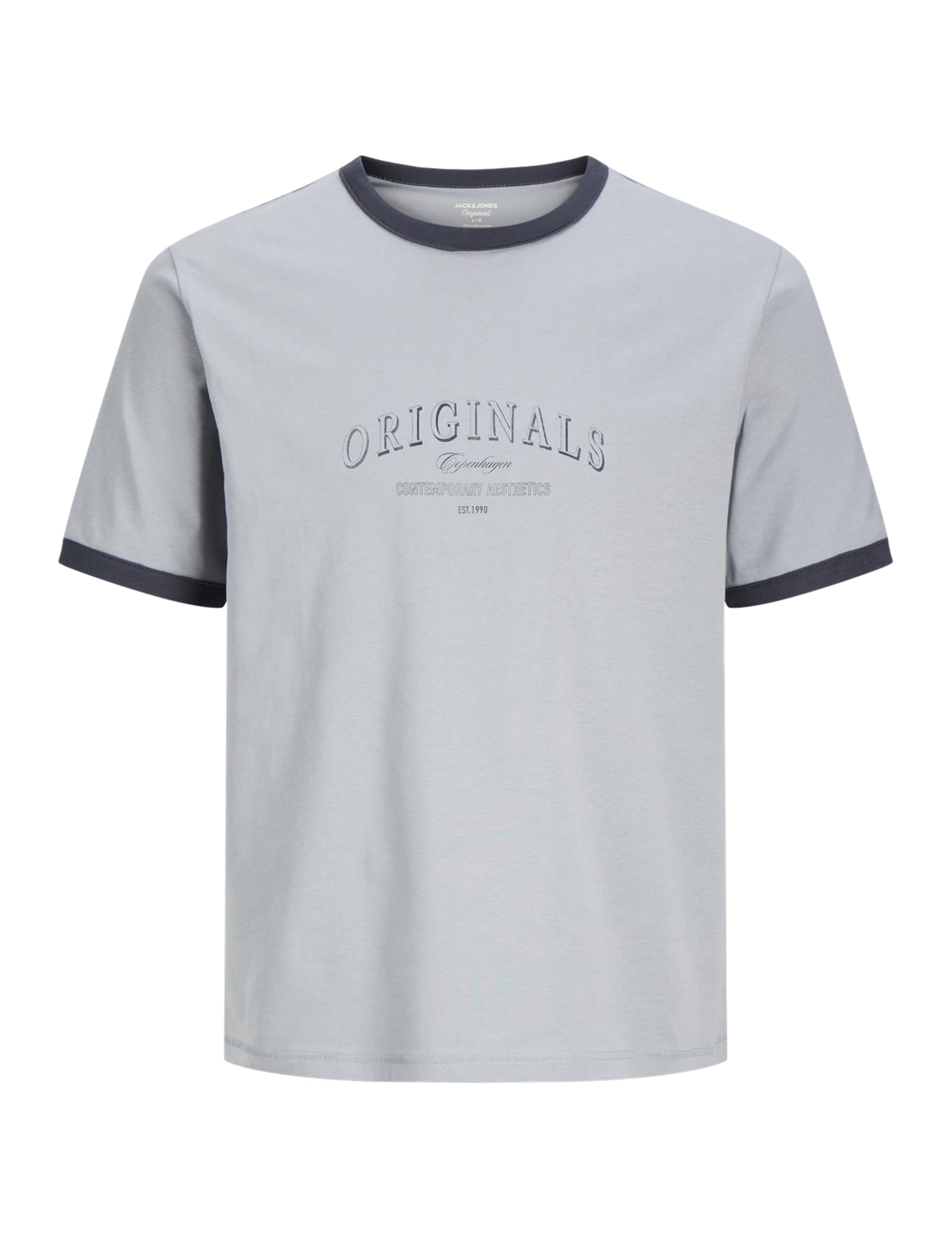 JACK & JONES Herren Jorcatskills Ringer Tee Ss Crew Neck