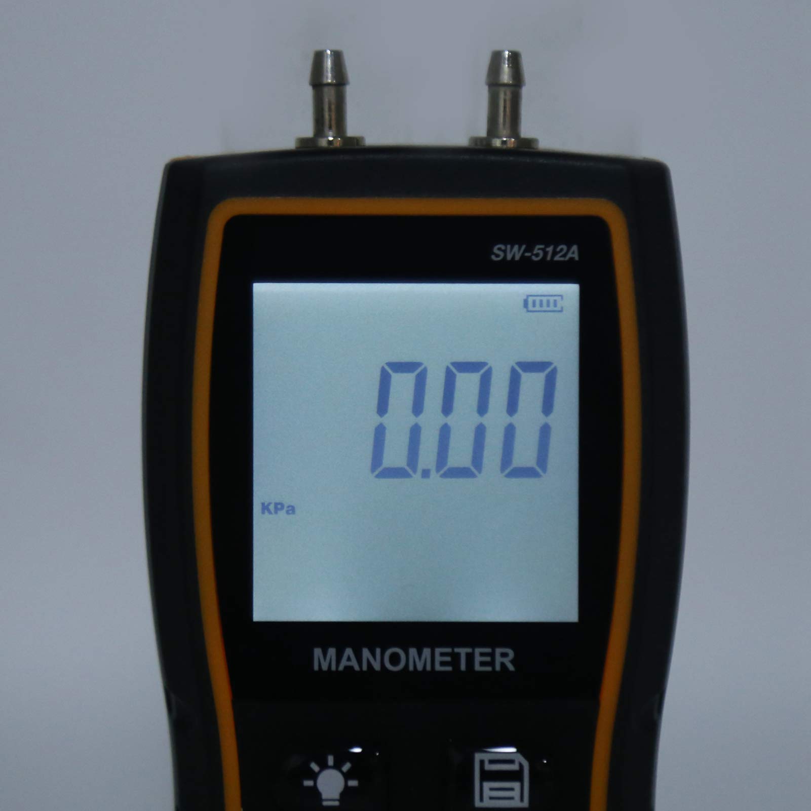Omabeta Medidor de Aire de Alta Precisión con Manómetro Diferencial Digital SW-512A para Sistemas HVAC con Pantalla LCD Retroiluminada