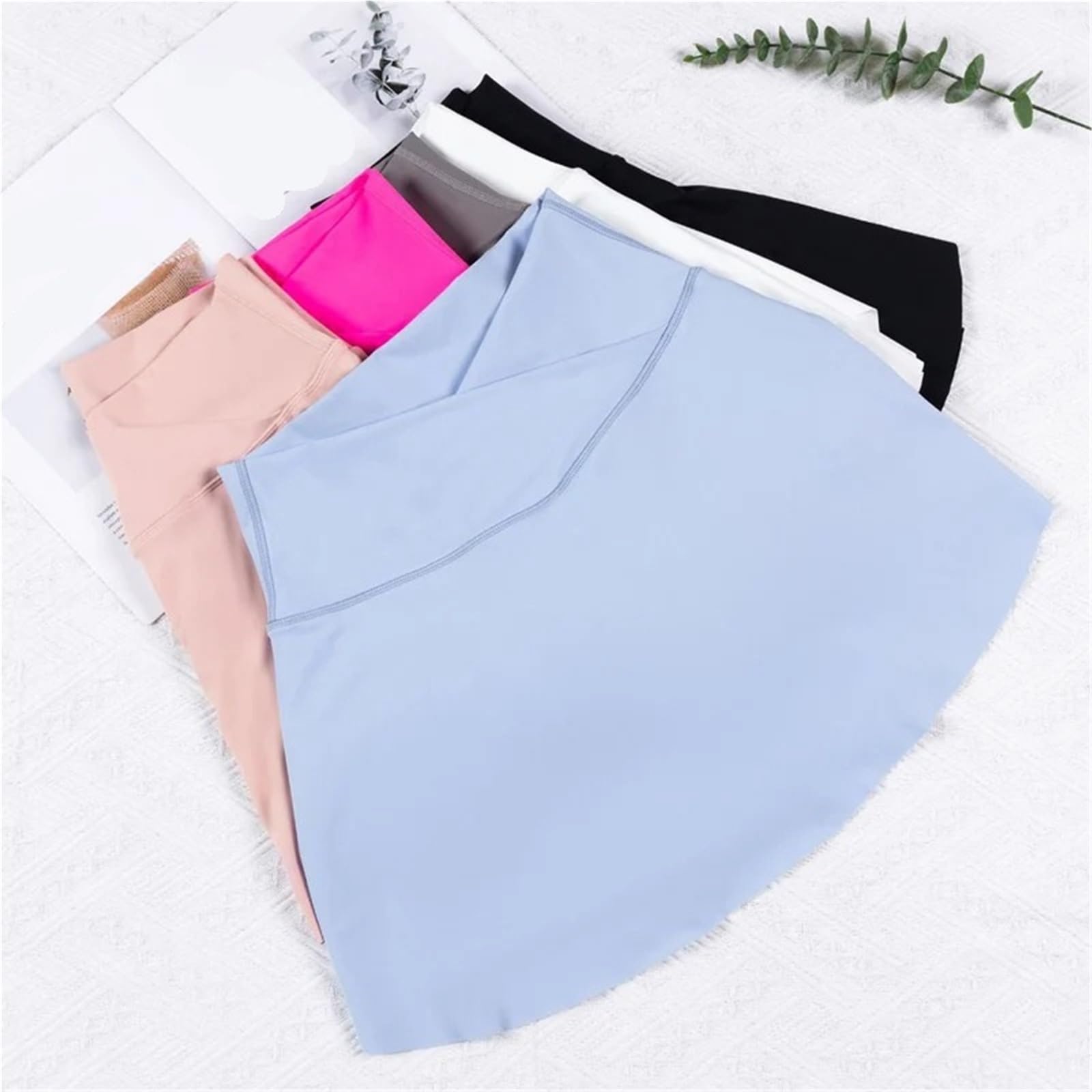 Damen-Tennisrock aus Nylon-Spandex mit Shorts