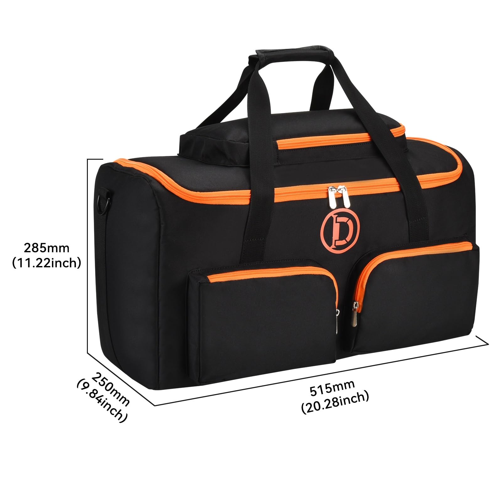 Custodia portatile con scomparti per viaggi, 2 auditorium, ergonomica, facile da trasportare, copertura antiurto