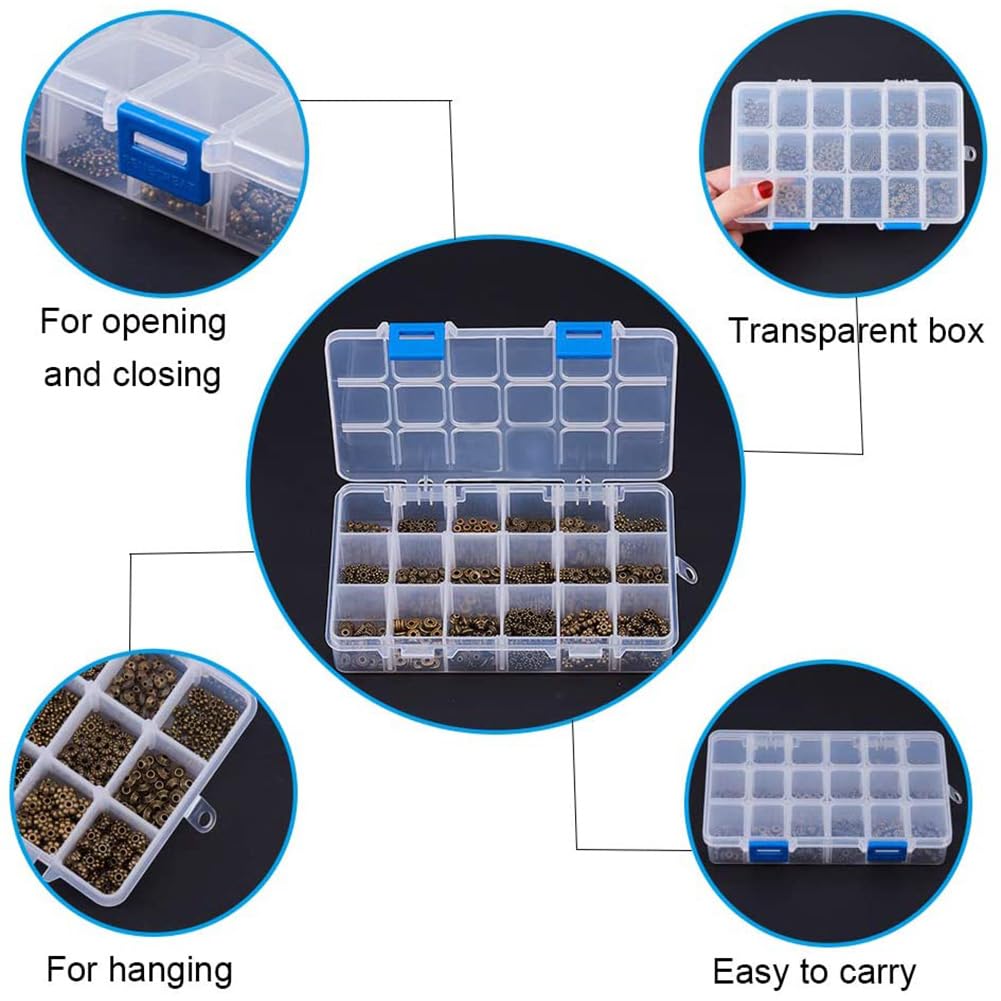 2 Grandi Distanziatori In Argento Acrilico DIS19 - Materiali - Big