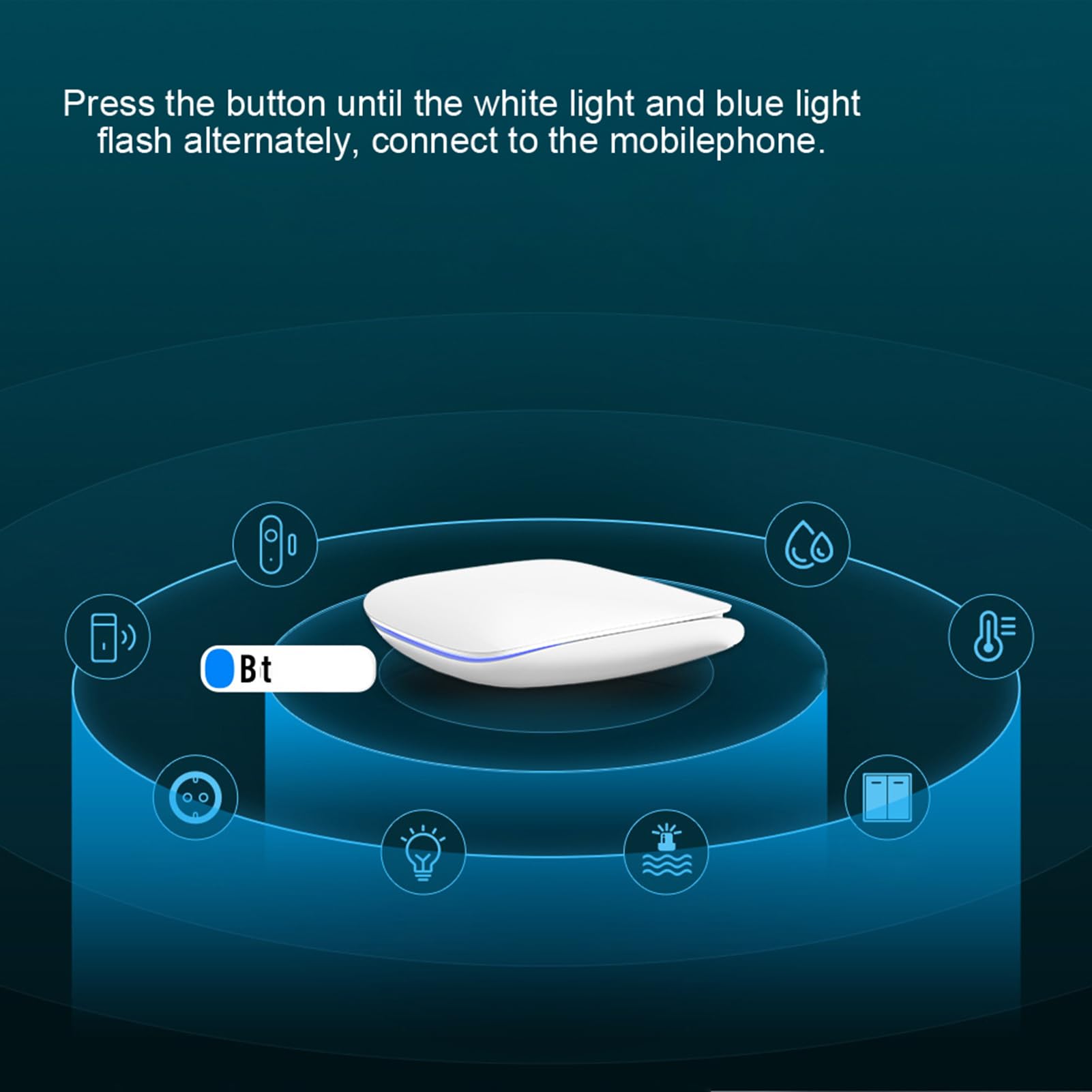 Tuya Zigbee BT Gateway Hub de automatización Inteligente para Dispositivos Zigbee Control Remoto Aplicación para teléfono Inteligente Gateway Compatible con Home Scene Control