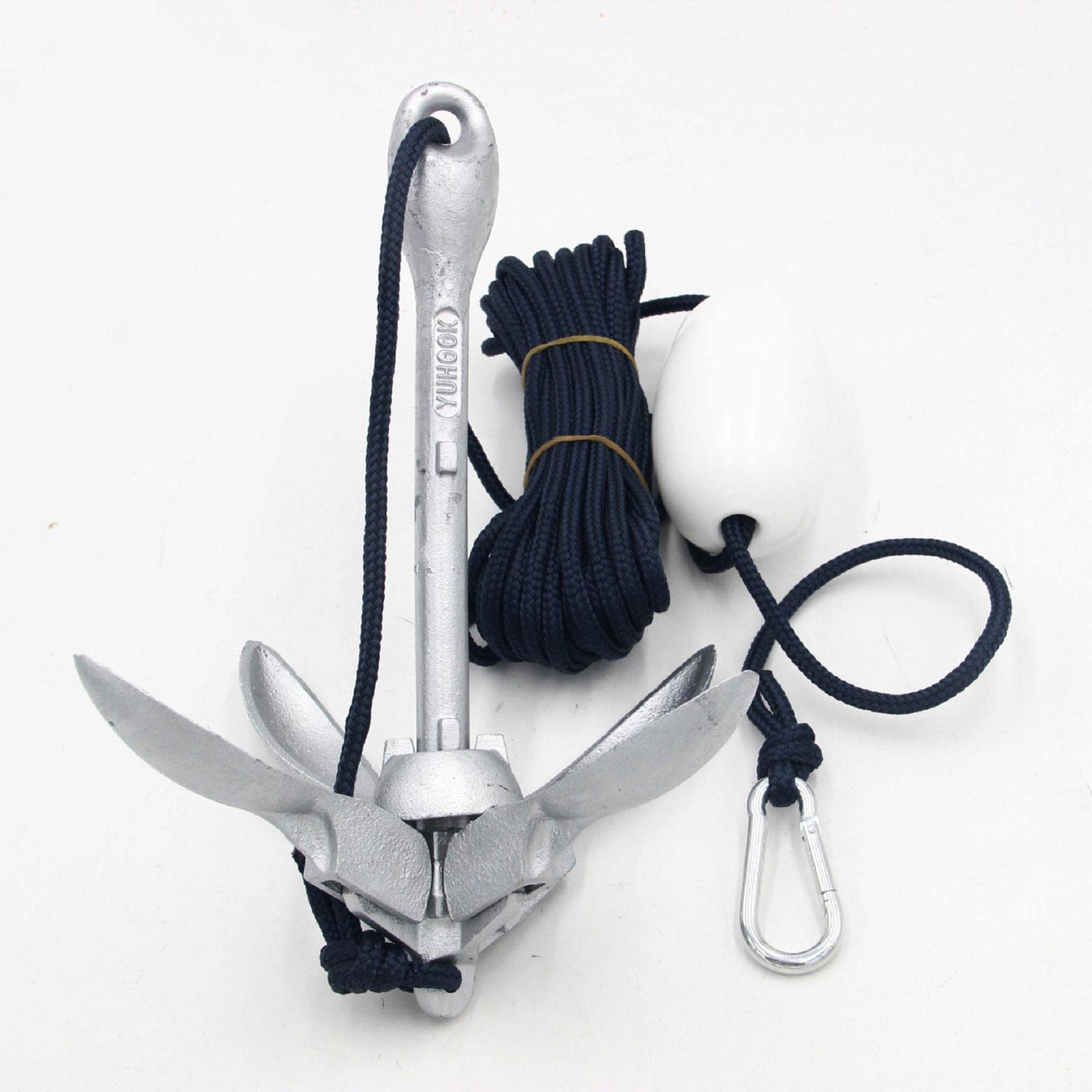 1,6 kg Bootsanker Klappbarer Grapnelanker Einfache Handhabung Premium