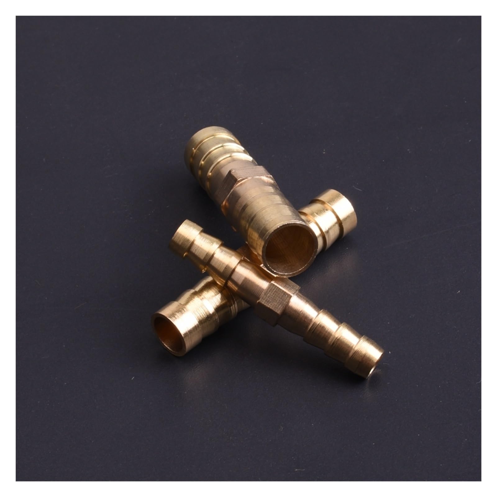 Adaptador Manguera Ducha Manguera Recta de latón, Accesorio tubería con púas Iguales, 3,0mm, 4mm, 5mm, 6mm, 8mm, 10mm, 16mm, 19mm, 25mm, Adaptador Conector acoplador Cobre y Gas | 5 Pcs,16-12mm