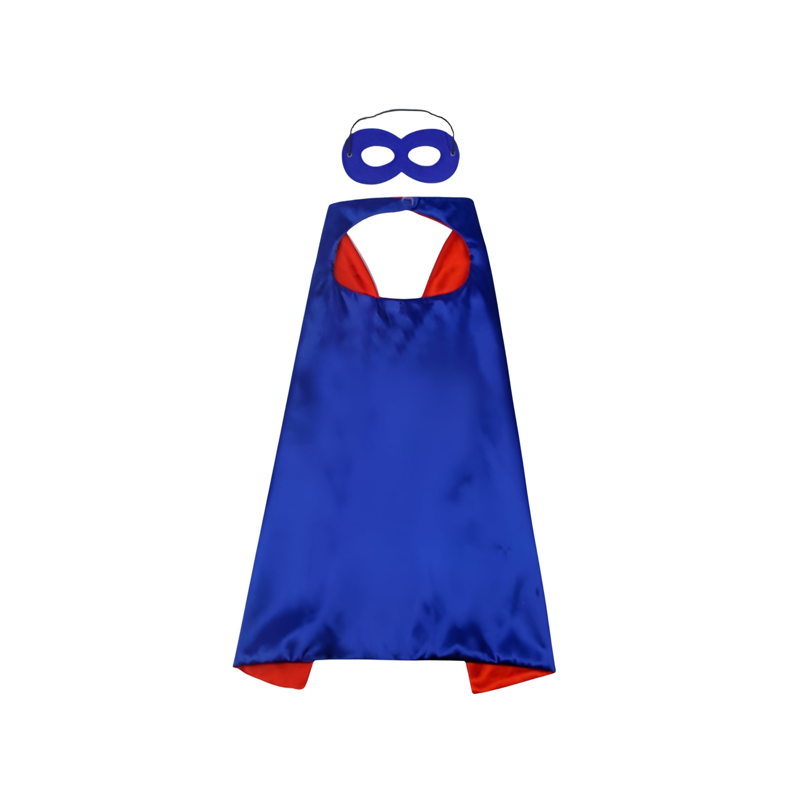 Proumhang 2 Piezas Capa Máscara Set Halloween Navidad Carnaval Día de los Niños Fiesta de Cumpleaños Cosplay Rendimiento Traje Capa de Superhéroe para Niños de 1-9 años