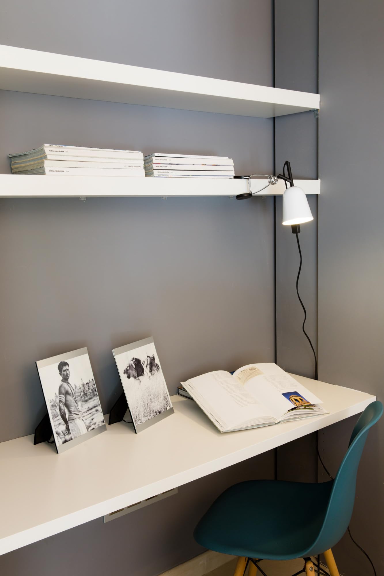 Faro Barcelona 51135 - STUDIO Klemmleuchte weiß