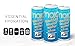 MOJO Sparkling Coconut Water + Citrus | Hydration Drink & Sports Drink | Electrolytes Beverage 1043 mg | Vitamin B & C | Hydration Drink for Skin & Body | 10.8 Oz (Pack Of 12)