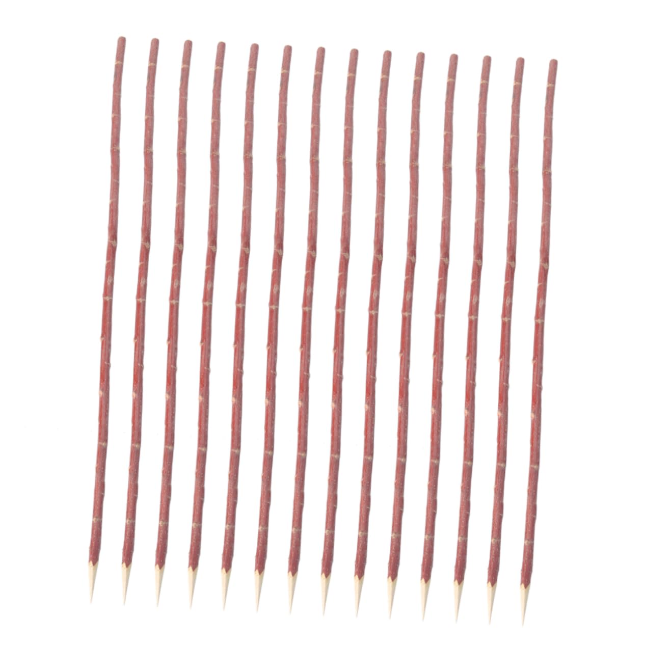 Abaodam 100PCS Natural Willow Bbq Forks Wooden Barbecue Sticks for Meat Portable Bbq Cooking Tools for Outdoor and Home Use Safe and Comfortable Design