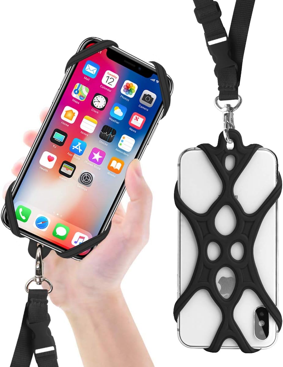 ROCONTRIP 2 in 1 Cell Phone Lanyard Strap Case Holder with Detachable ...