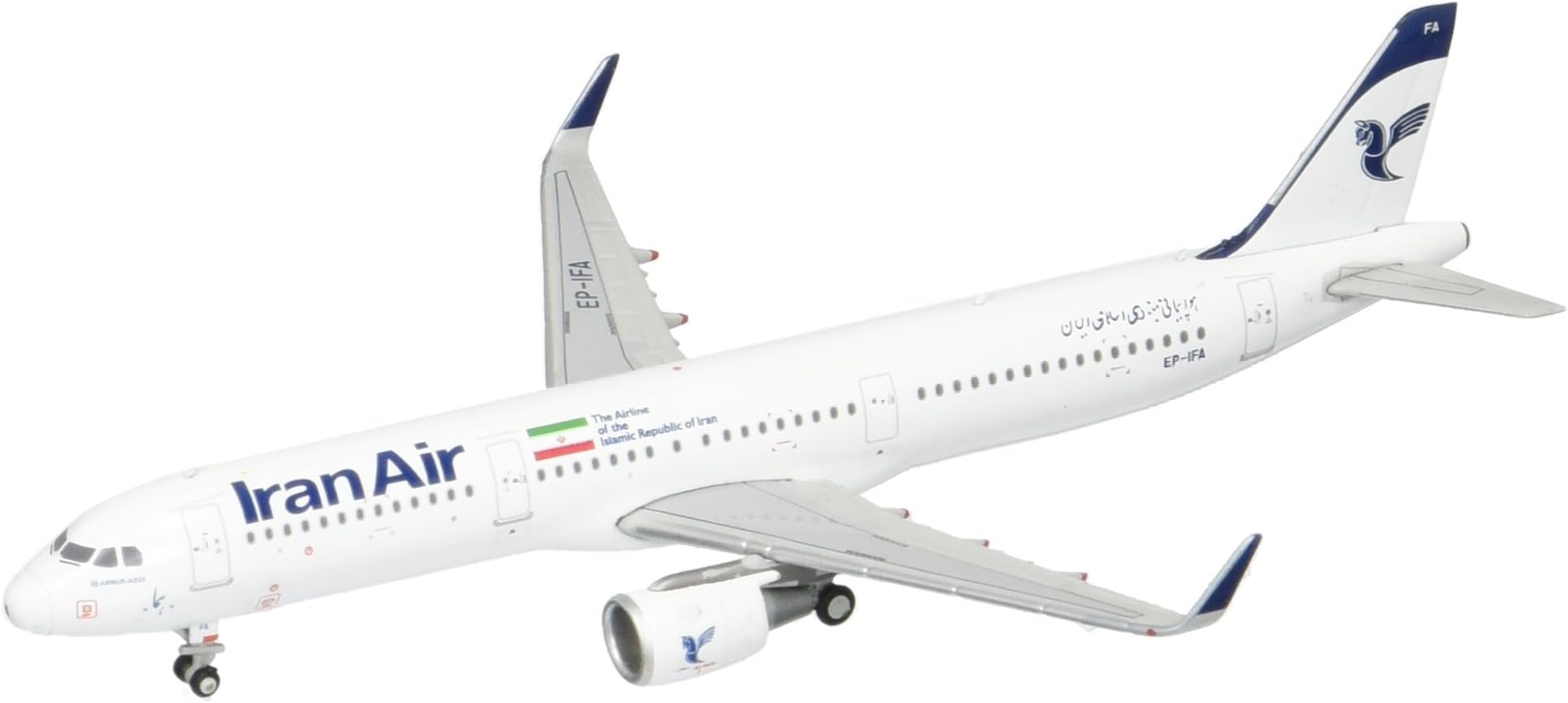 Gemini Jets Iran Air A321-200 with Sharklets EP-IFA 1:400 Scale Diecast Model Airplane