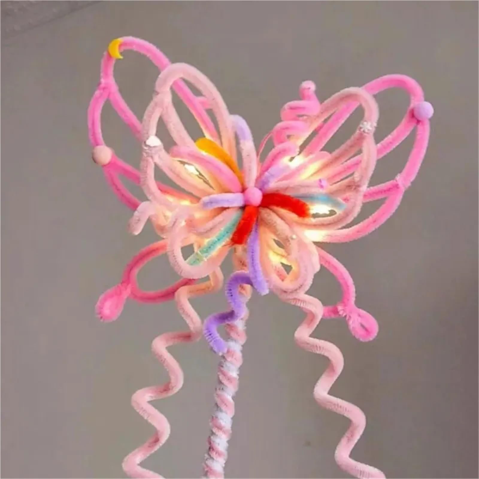 TGDGFKIAS Cure-pipes pour loisirs créatifs, Chenille tiges cure-pipes multicolore paquet de 100-1000 pièces(Color 14,300PCS)