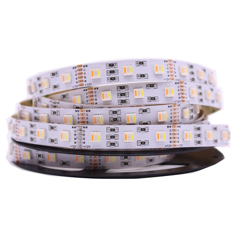 AGIPS LED Accessoires décoratifs LED 5M DC12V / 24V SMD5050 RGBCCT Déshabiller RVB Blanc + Blanc Chaud 5 Couleur en 1 LED Puce 60 LED/M IP20 IP65 IP67 Étanche LED Ruban adhésif Extérieur/intérieur